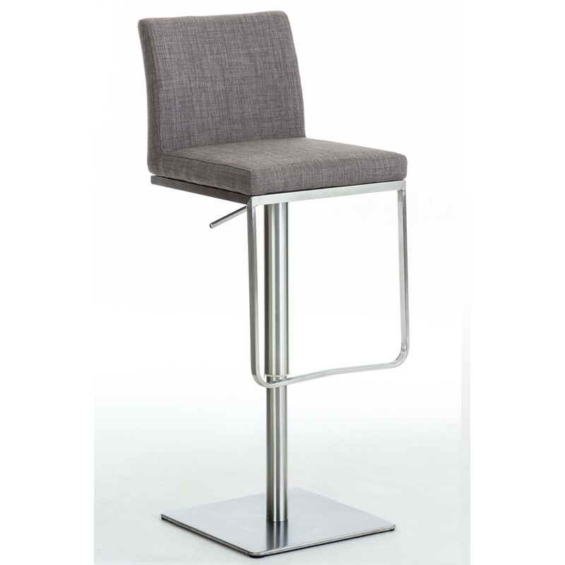 Roterbar och höjdjusterbar barstol utan armstöd