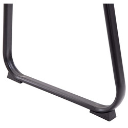 Bekväma eleganta besöksstolar i konstläder med metallram