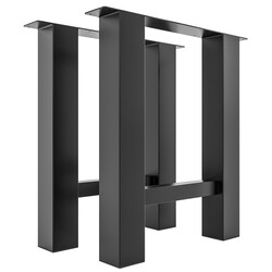 Stilrent och mångsidigt bordsstativ i pulverlackerat stål