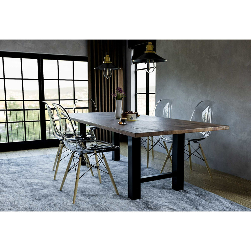 Stilrent och mångsidigt bordsstativ i pulverlackerat stål