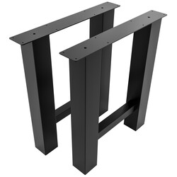 Stilrent och mångsidigt bordsstativ i pulverlackerat stål