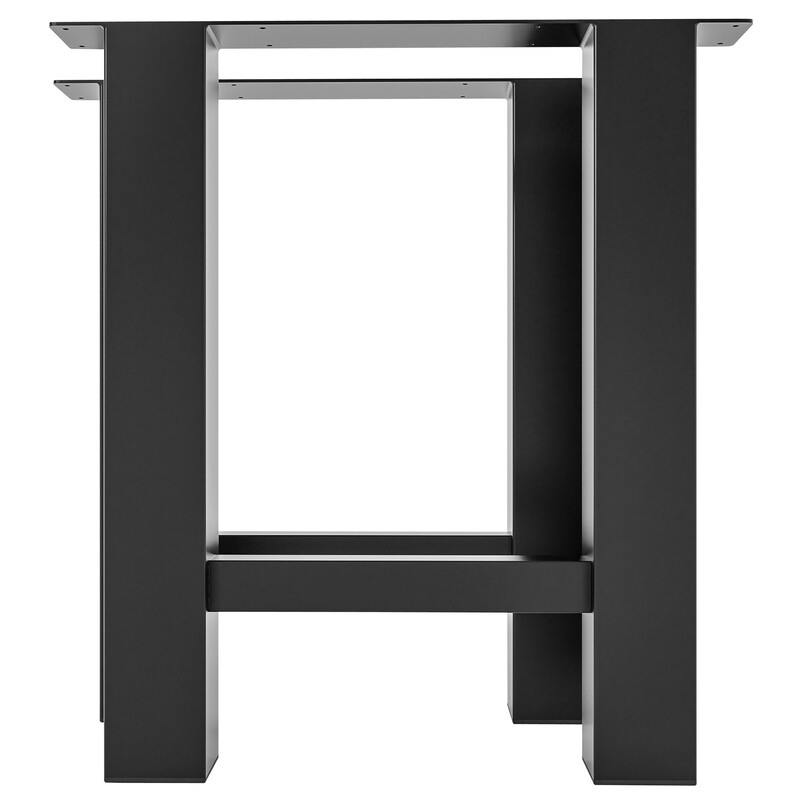 Stilrent och mångsidigt bordsstativ i pulverlackerat stål