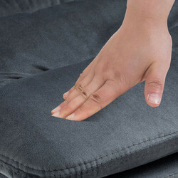 Elegant justerbar barstol i sammet med metallram