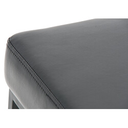 Barstol i konstläder med hållbar metallstomme