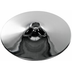 Golvstöd i krom eller svart för justerbara barstolar