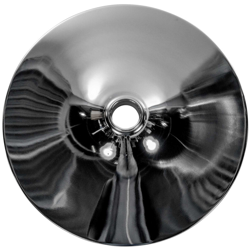 Golvstöd i krom eller svart för justerbara barstolar