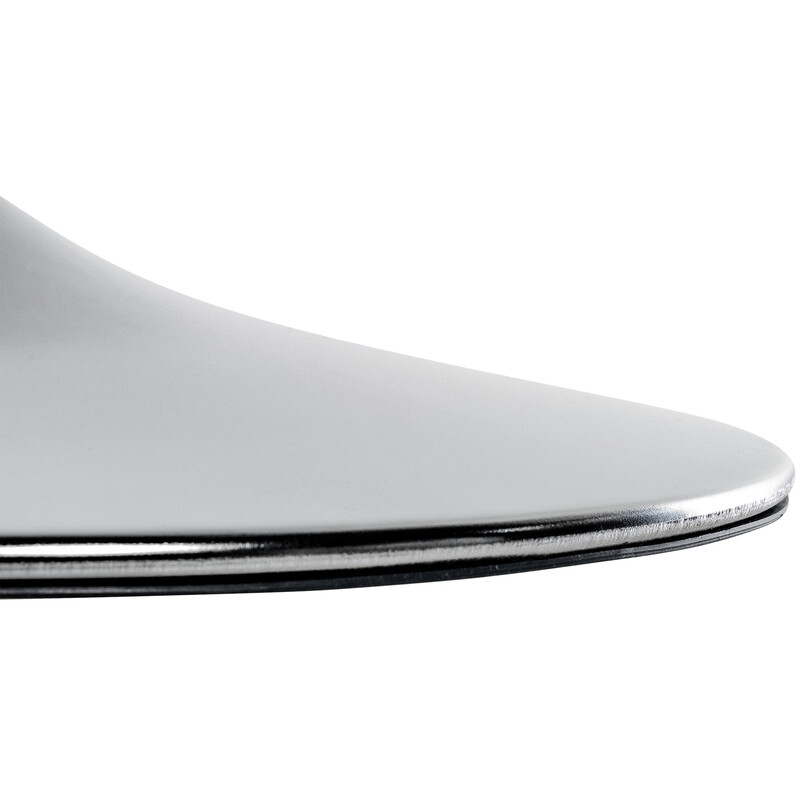 Golvstöd i krom eller svart för justerbara barstolar