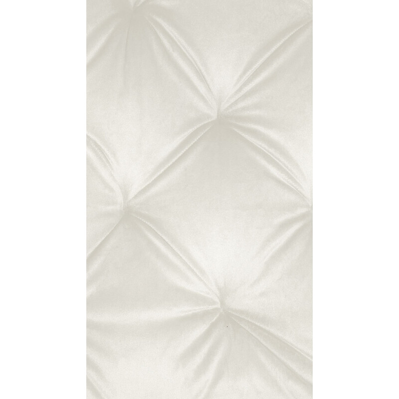 Elegant matstol i sammet med hög rygg och metallben