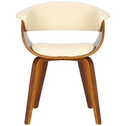 Bruce matstolar i böjt trä och konstläder