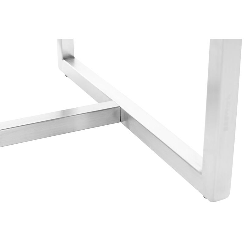 Elegant mångsidig pall med vadderad sits i konstläder