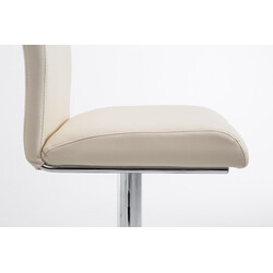 Justerbar barstol med hög rygg och svängbar sits