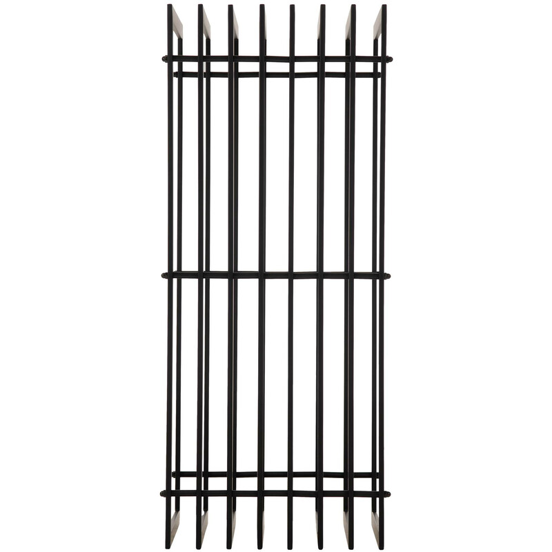 Handgjord vedställning i pulverlackerad metall, olika storlekar