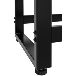 Elegant och funktionell vedställning i svart pulverlackerat stål