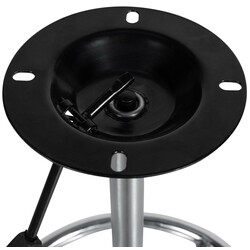 Kromfärgat höjdjusterbart metallstativ för barstol reservdelar