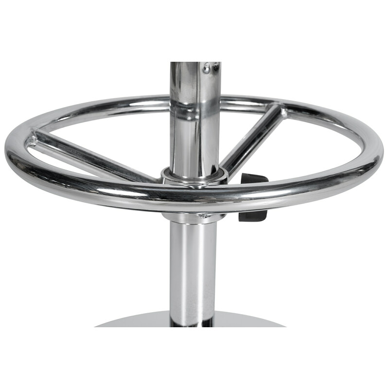 Kromfärgat höjdjusterbart metallstativ för barstol reservdelar