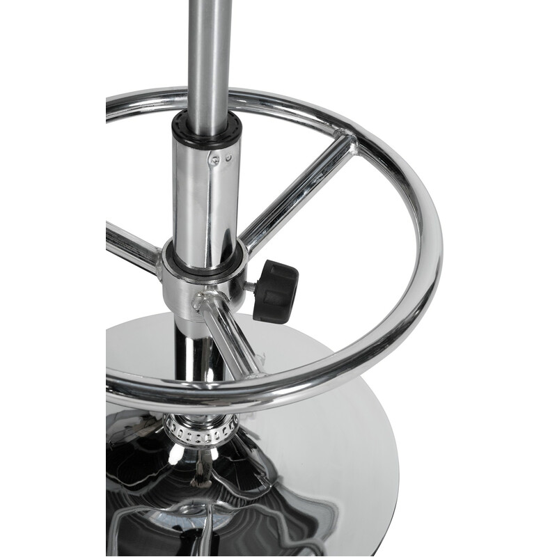 Kromfärgat höjdjusterbart metallstativ för barstol reservdelar