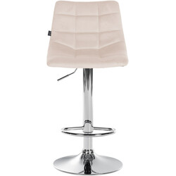 Elegant och bekväm höjdjusterbar barstol i sammet