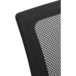 Ergonomisk gungstol i metall med vadderad sits