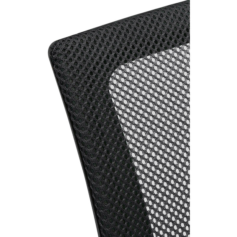 Ergonomisk gungstol i metall med vadderad sits