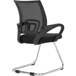 Ergonomisk gungstol i metall med vadderad sits