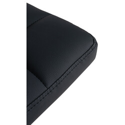 Moderna justerbara barstolar i konstläder med fotstöd