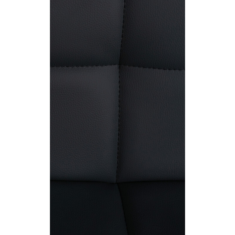 Moderna justerbara barstolar i konstläder med fotstöd