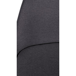 Modern och tidlös barstol med vadderad sits och bokstomme