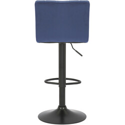 Eleganta svängbara barstolar i sammet med justerbar höjd