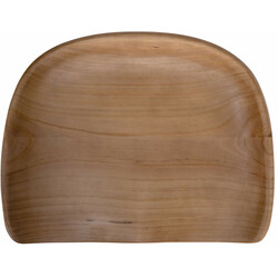 Industriella barstolar i trä och metall med fotstöd