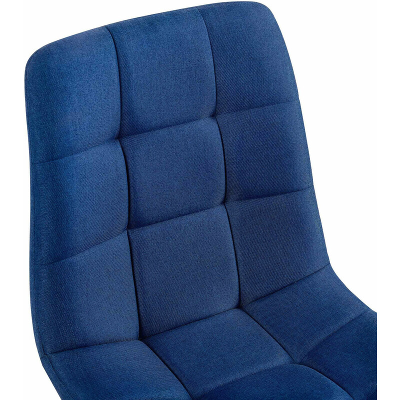 Modern matstol med bekväm stoppning och stabil metallram