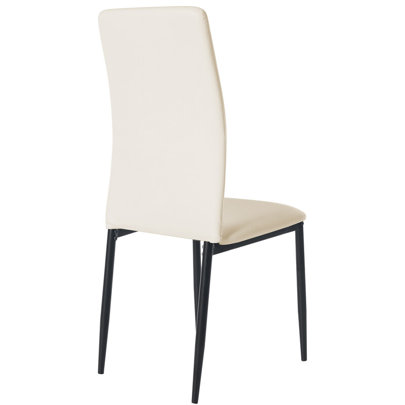 Elegant stolset i sammet eller konstläder för modern inredning