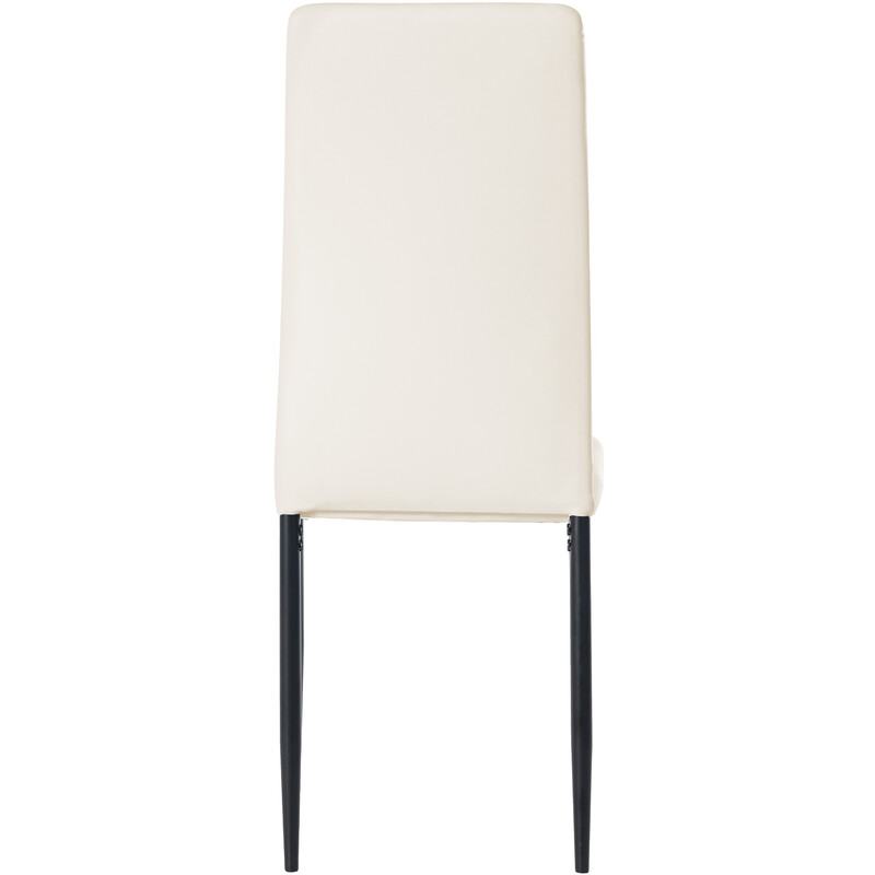 Elegant stolset i sammet eller konstläder för modern inredning