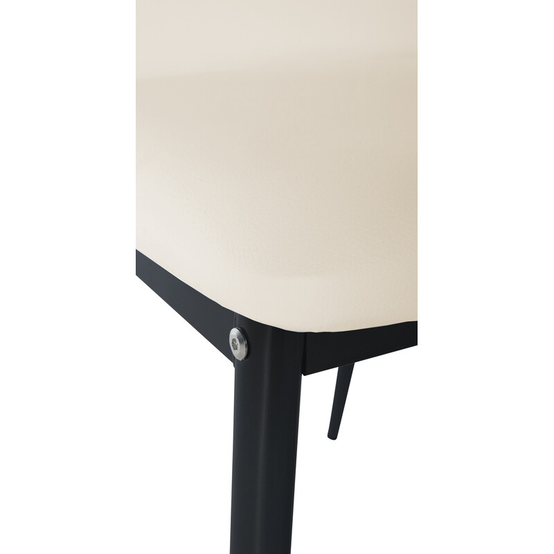 Elegant stolset i sammet eller konstläder för modern inredning