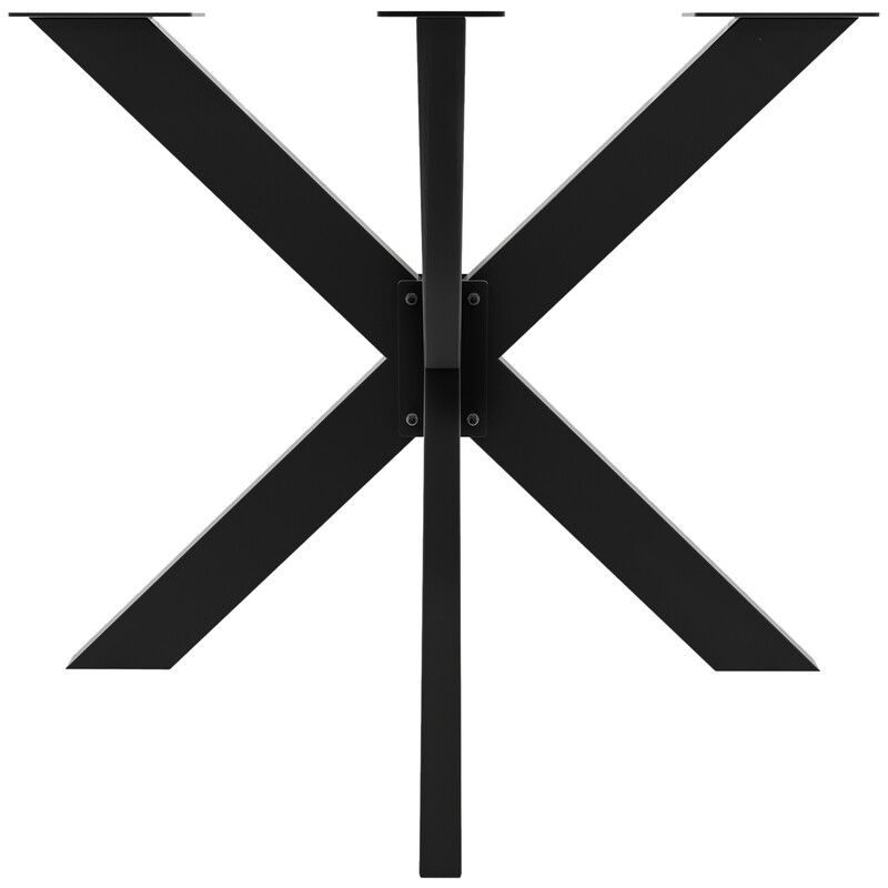 Robusta bordsben i metall för modern och industriell design