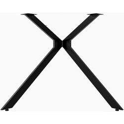 Industriellt bordsstativ i svart stål med hög lastkapacitet