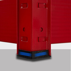 Robust hyllsystem för tung förvaring, justerbar och enkel montering