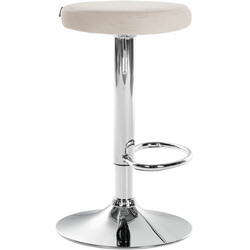 Sammetsklädd barstol med höjdjustering och 360° rotation