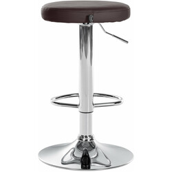 Barstolar i konstläder med höjdjustering och 360° rotation