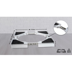 Mellansats för stapling av torktumlare och tvättmaskin