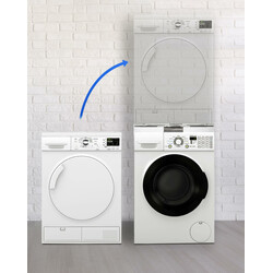 Mellansats för stapling av torktumlare och tvättmaskin