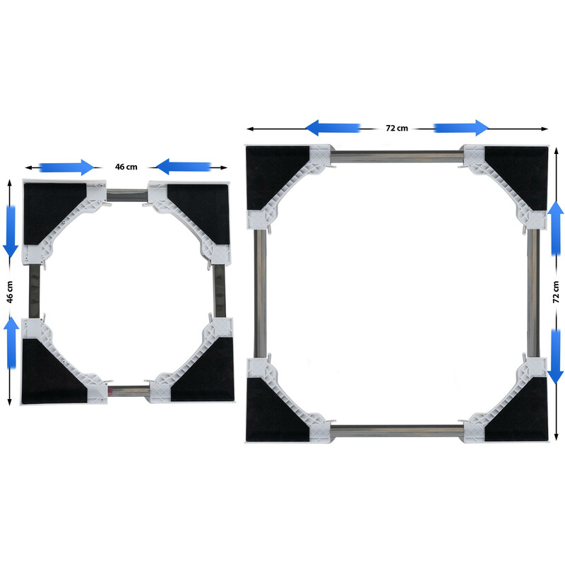 Mellansats för stapling av torktumlare och tvättmaskin