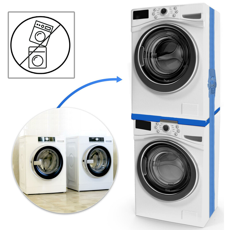 Mellansats för stapling av torktumlare och tvättmaskin