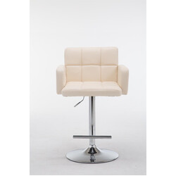 Elegant och bekväm barstol med justerbar höjd och fotstöd