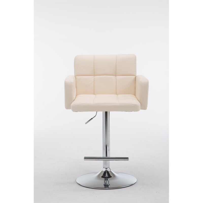 Elegant och bekväm barstol med justerbar höjd och fotstöd