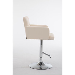 Elegant och bekväm barstol med justerbar höjd och fotstöd