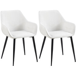 Elegant och bekväm stol med robust metallram