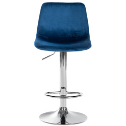 Moderna höjdjusterbara barstolar med sammet och metallram