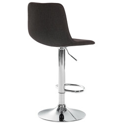 Justerbara moderna barstolar med vadderat ryggstöd och metallram