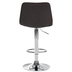 Justerbara moderna barstolar med vadderat ryggstöd och metallram