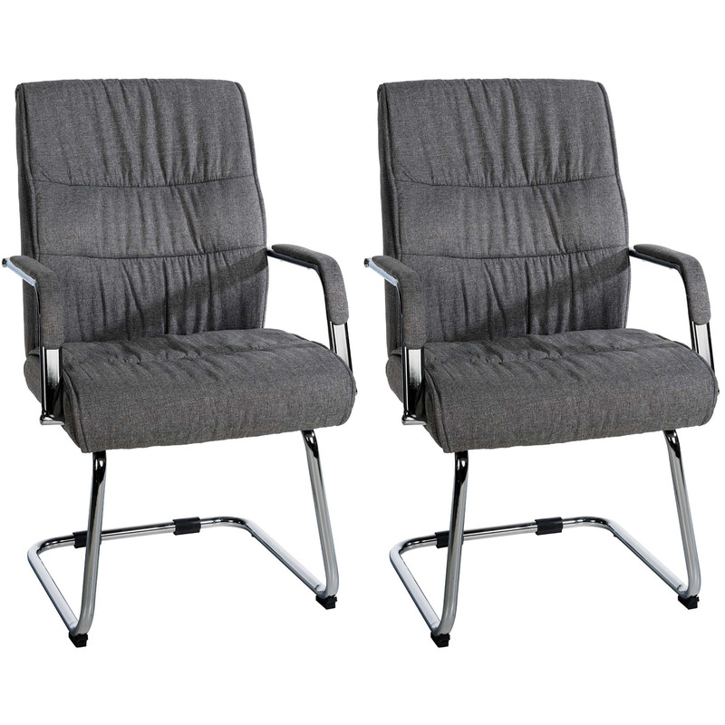 Modern och bekväm stol med vadderat ryggstöd och armstöd